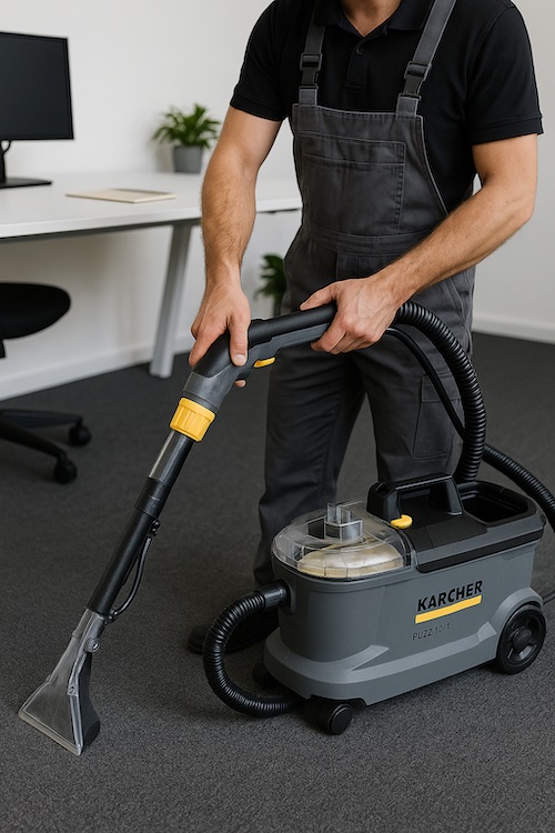 Pranie ekstrakcyjne wykładzin